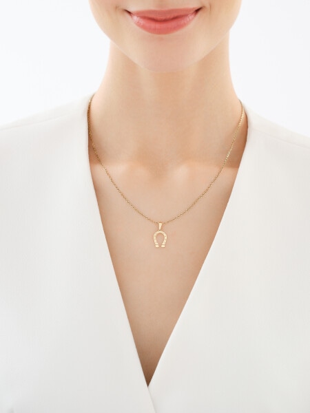 Zlatý přívěsek - podkova