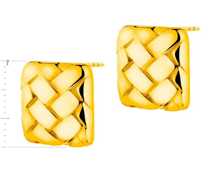 Kolczyki ze stali szlachetnej - kwadraty