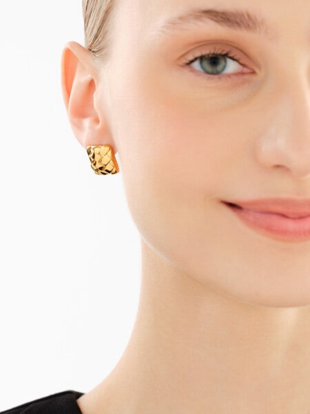 Kolczyki ze stali szlachetnej - kwadraty