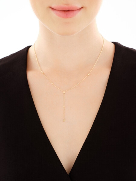 Złoty naszyjnik - kulki