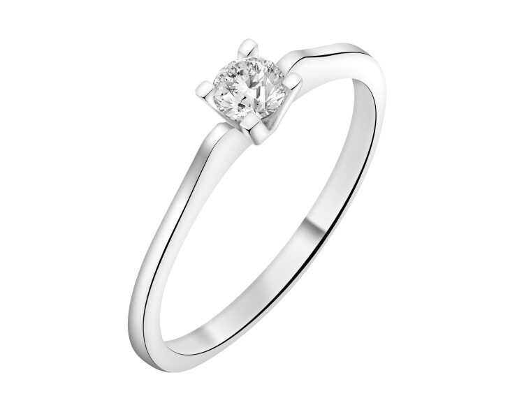 Pierścionek srebrny z cyrkonią