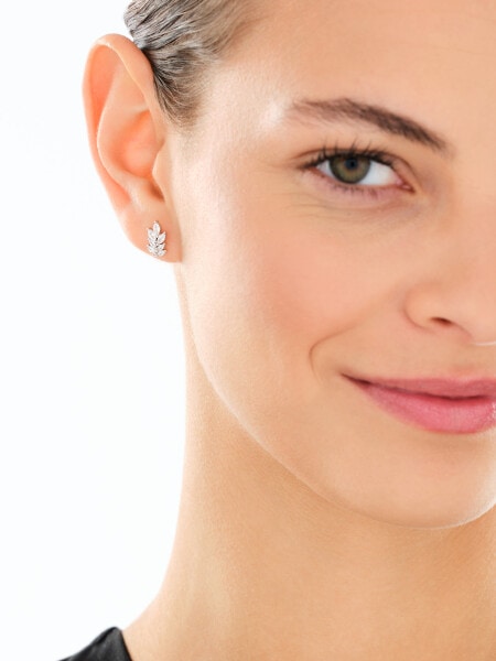 Stříbrné náušnice a přívěsek se zirkony - souprava