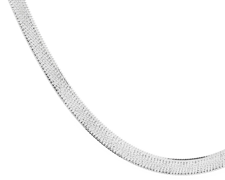 Naszyjnik srebrny - taśma