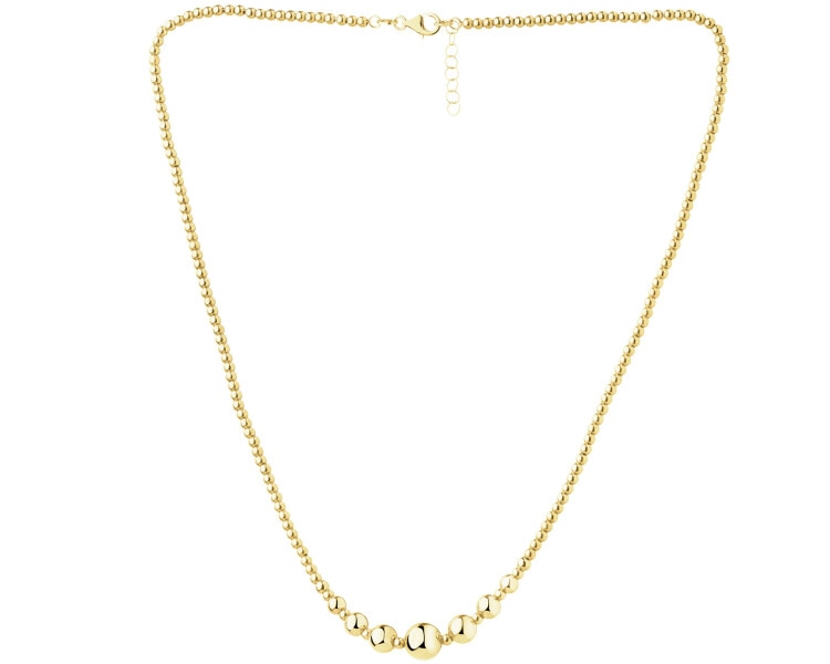 Złoty naszyjnik - kulki