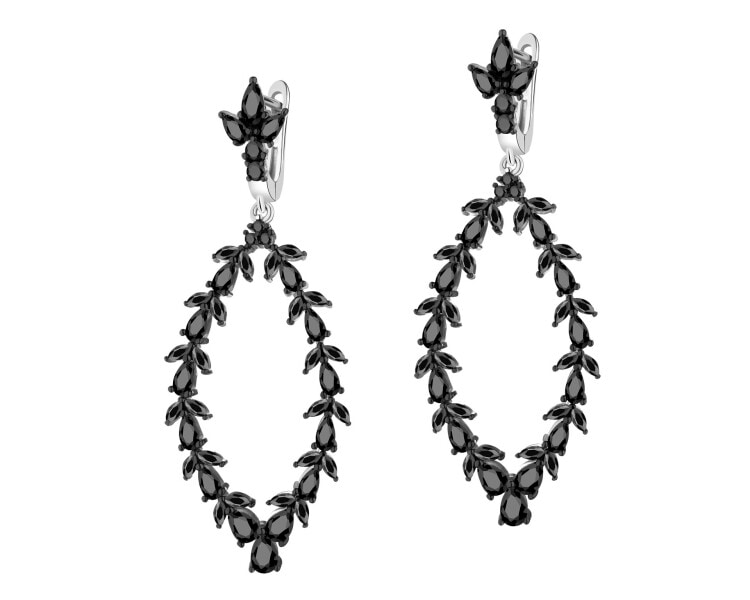 Stříbrné náušnice se zirkony