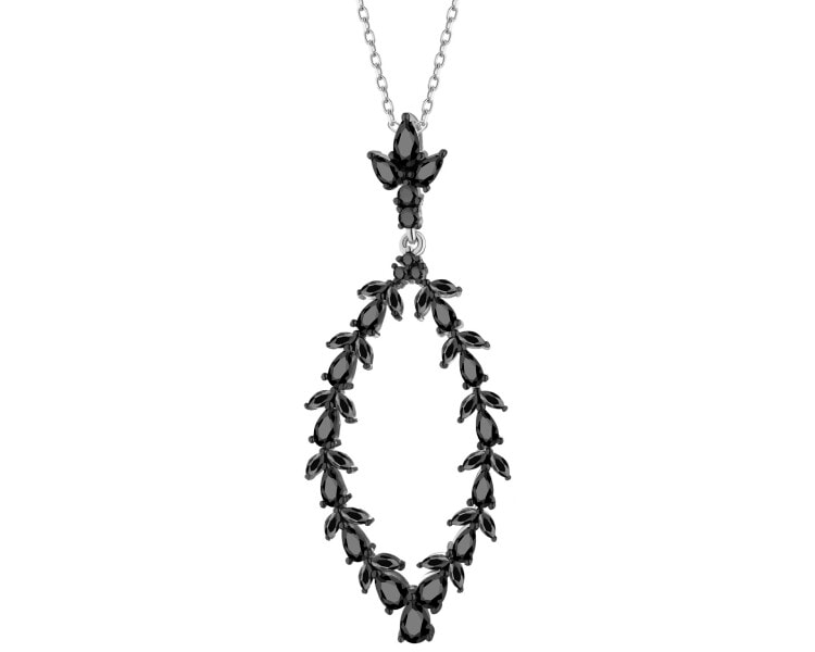 Zawieszka srebrna z cyrkoniami