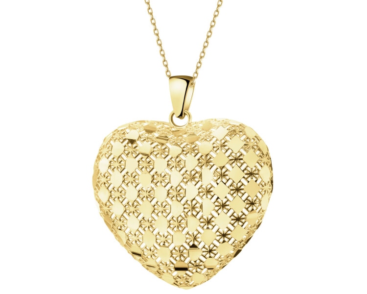 9 K Yellow Gold Pendant 