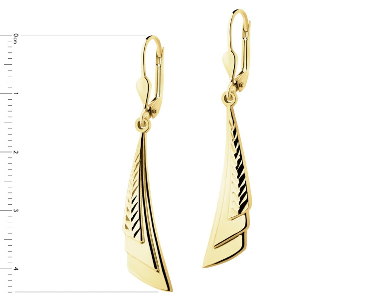 14 K Yellow Gold Dangling Earring