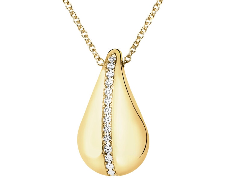 Złote kolczyki - łezki