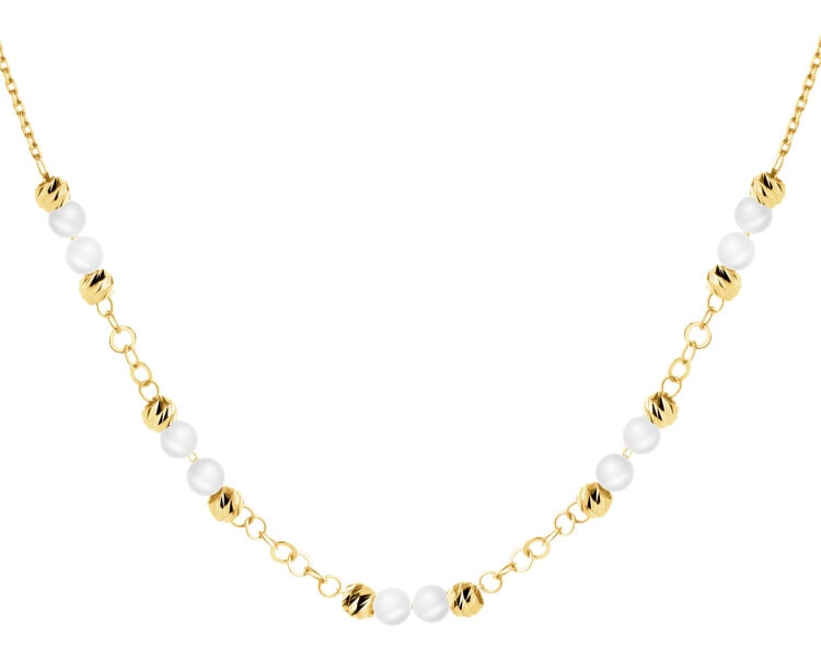 8 K Yellow Gold Necklace 