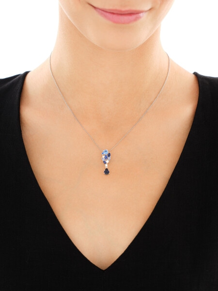 Rhodium Plated Silver Pendant