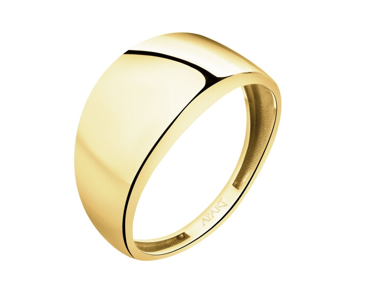 14 K Yellow Gold Band Ring