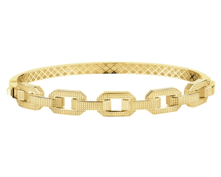 9 K Yellow Gold Rigid Bracelet 