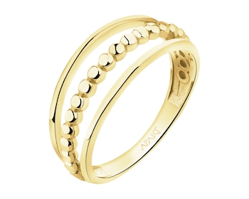 9 K Yellow Gold Band Ring 