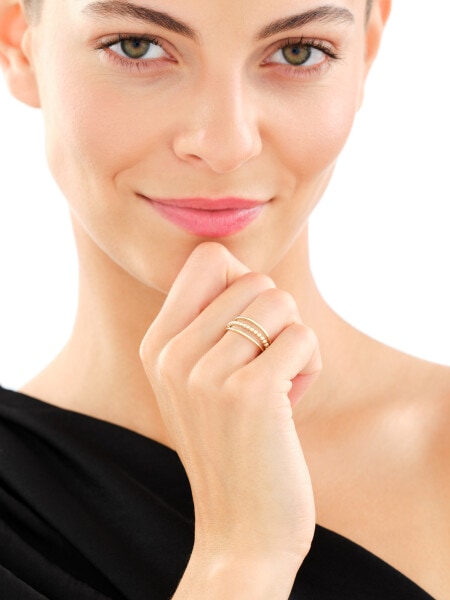 9 K Yellow Gold Band Ring 