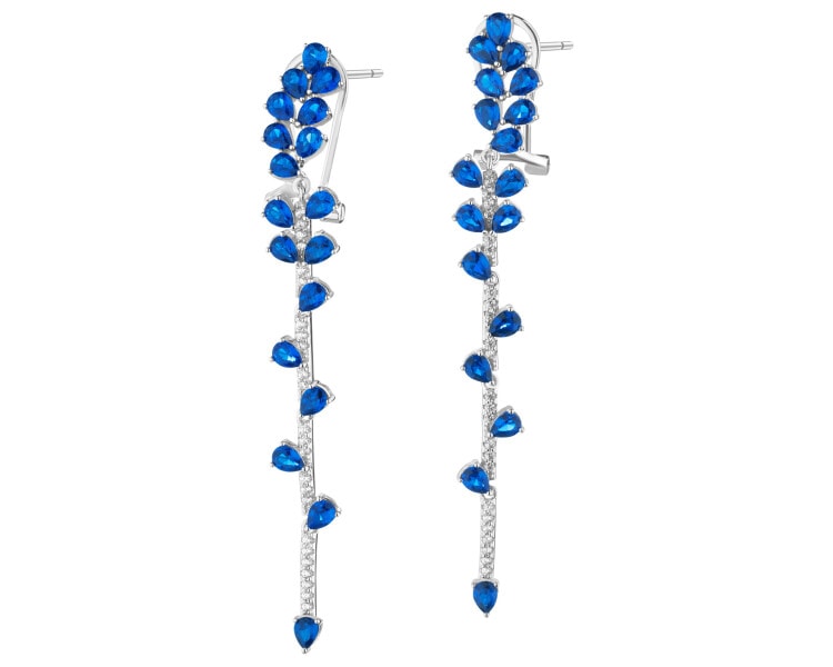 Stříbrné náušnice se zirkony