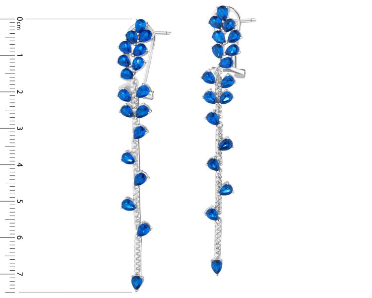 Stříbrné náušnice se zirkony