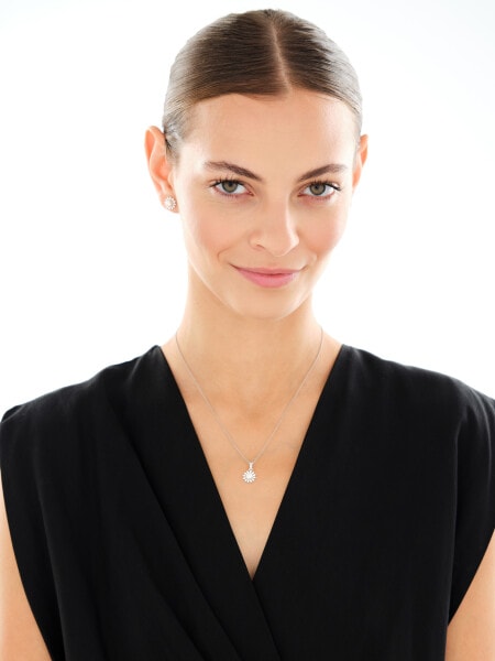 Stříbrné náušnice s perlami a zirkony