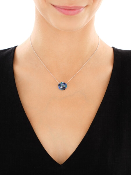 Stříbrný přívěsek se zirkony