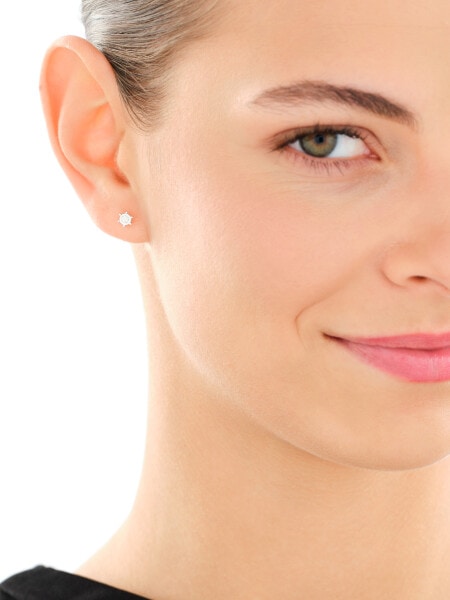 14 K Rhodium-Plated Yellow Gold Necklace with Diamonds - 0,10 ct - fineness 585