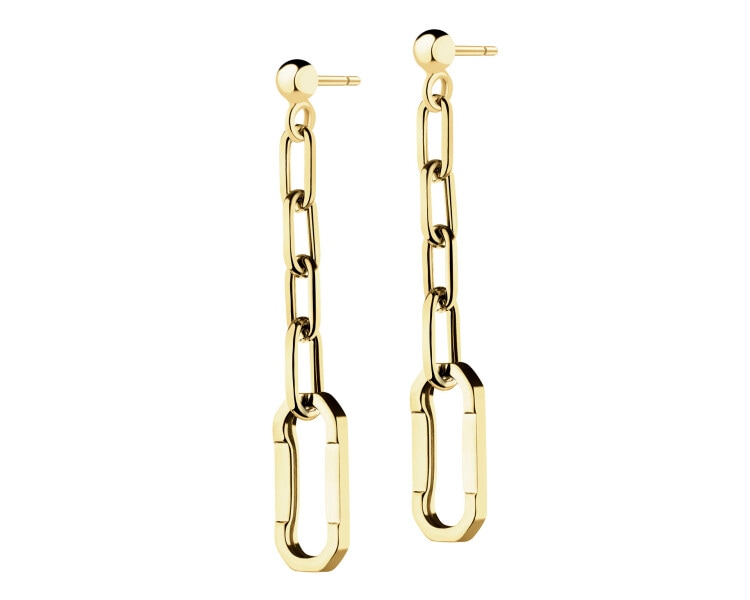 9 K Yellow Gold Dangling Earring