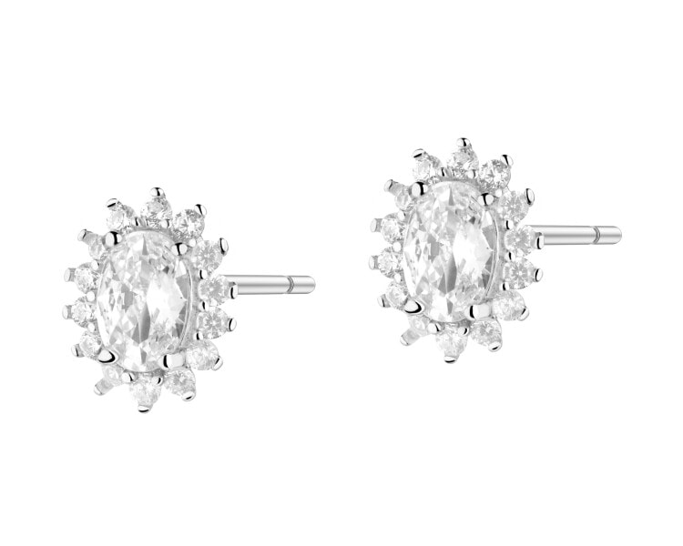 Stříbrné náušnice se zirkony