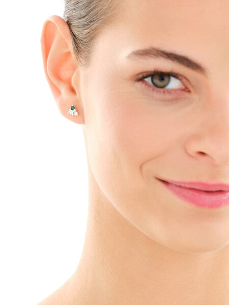 Stříbrné náušnice se zirkony