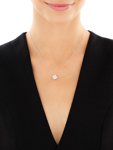 Stříbrný náhrdelník se zirkony