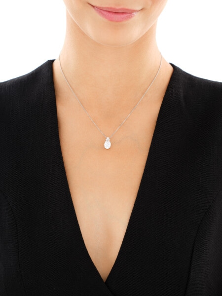 Stříbrný přívěsek se zirkony