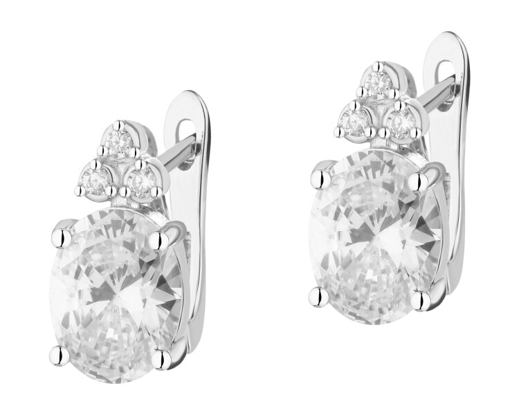 Stříbrné náušnice se zirkony