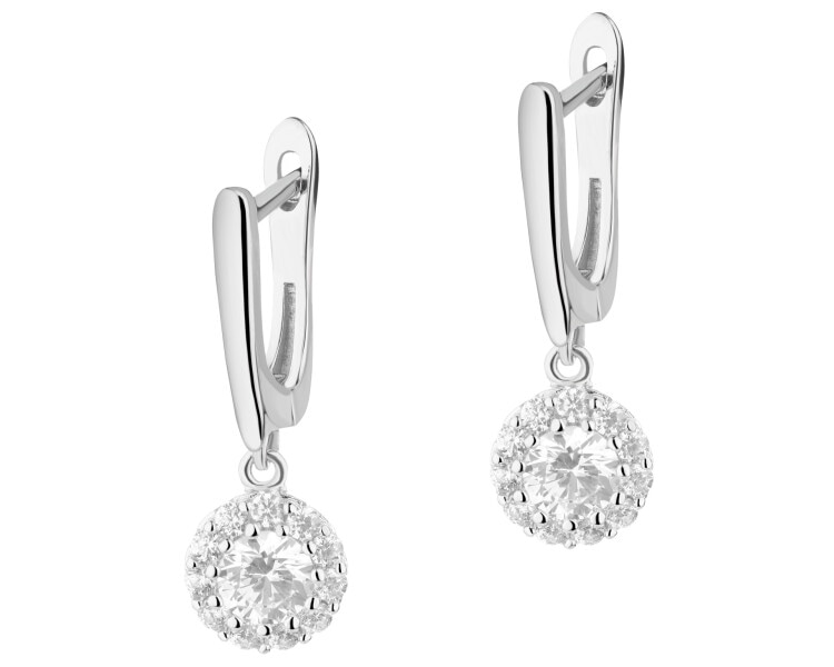 Stříbrné náušnice se zirkony