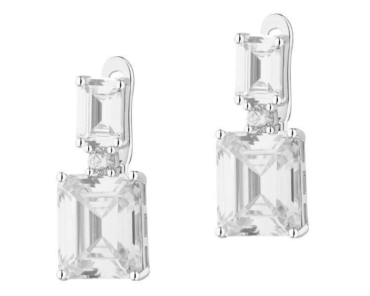 Stříbrné náušnice se zirkony