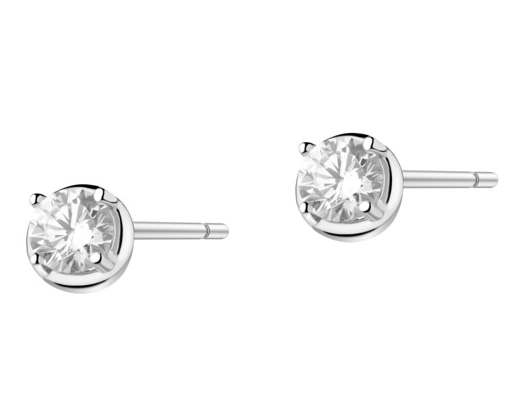 Stříbrné náušnice se zirkony