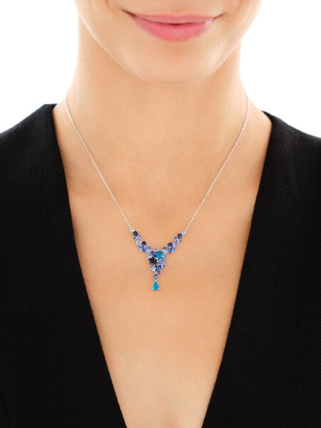 Stříbrný náhrdelník se zirkony