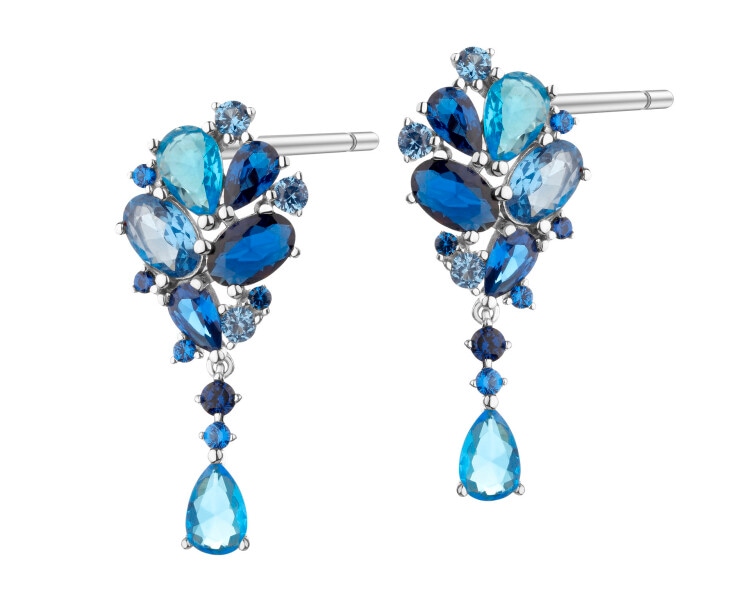 Stříbrné náušnice se zirkony