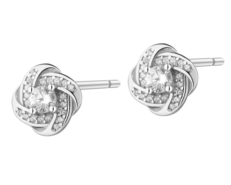 Stříbrné náušnice se zirkony