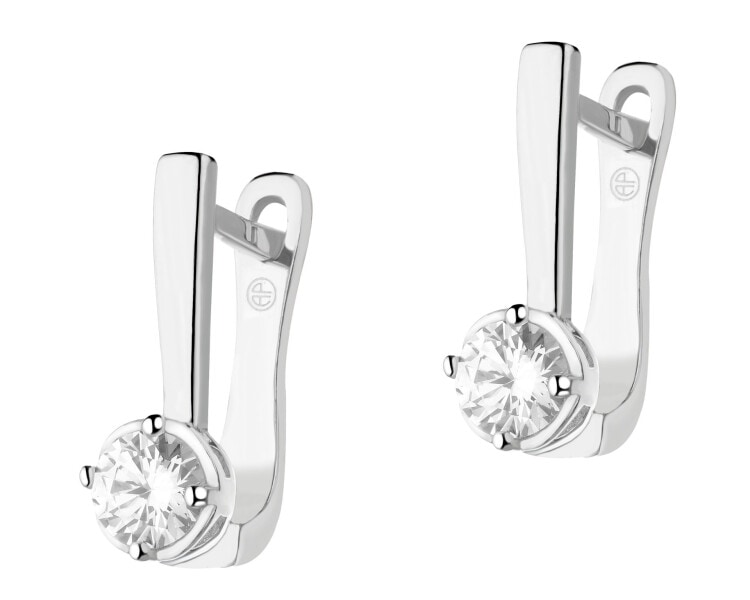 Stříbrné náušnice se zirkony