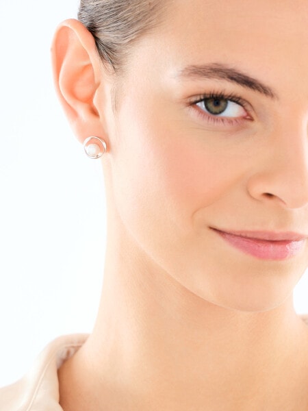 Stříbrné náušnice s perlami