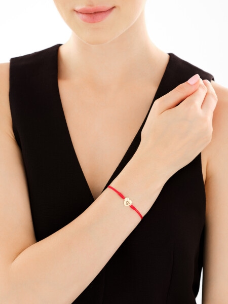 14 K Rhodium-Plated Yellow Gold Necklace with Diamonds - 0,003 ct - fineness 9 K