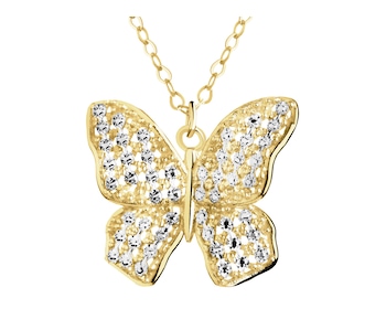 Złoty naszyjnik - motyl