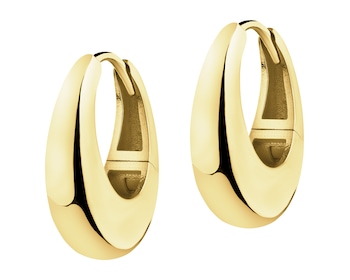 Złote kolczyki - koła