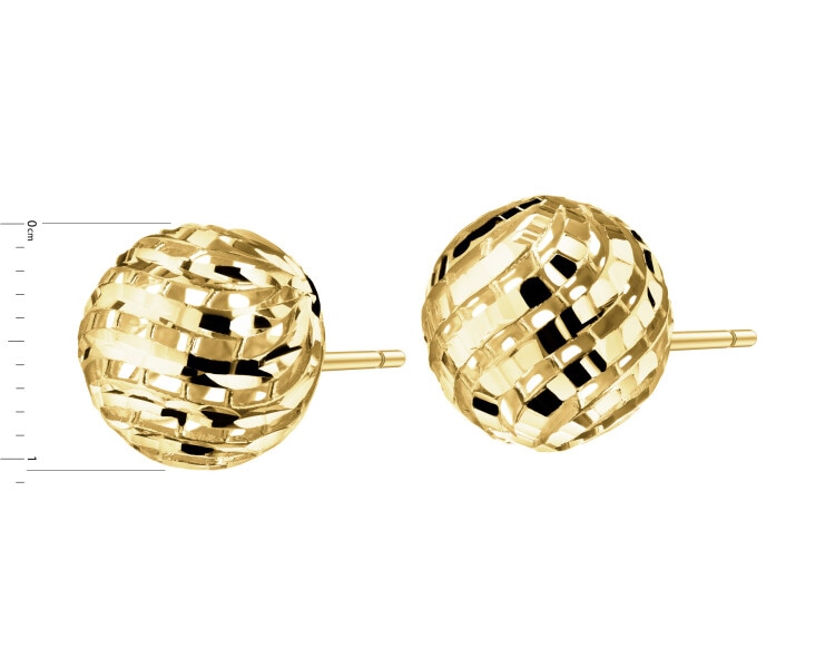 Zlaté náušnice - kuličky
