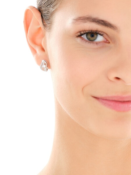 Kolczyki srebrne z cyrkoniami