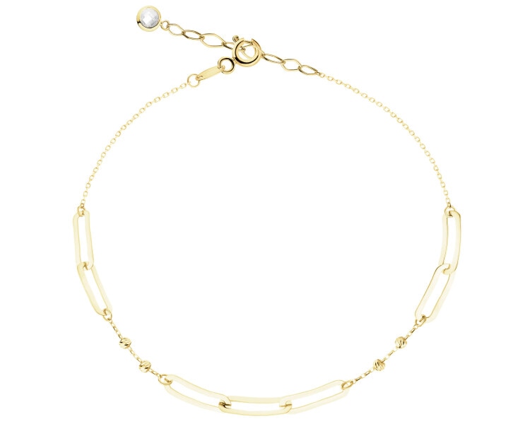 14 K Yellow Gold Earrings with Cubic Zirconia