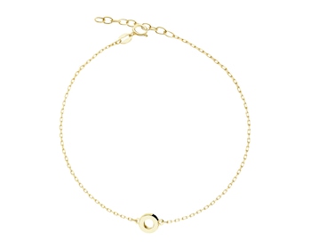 14 K Yellow Gold Earrings with Cubic Zirconia