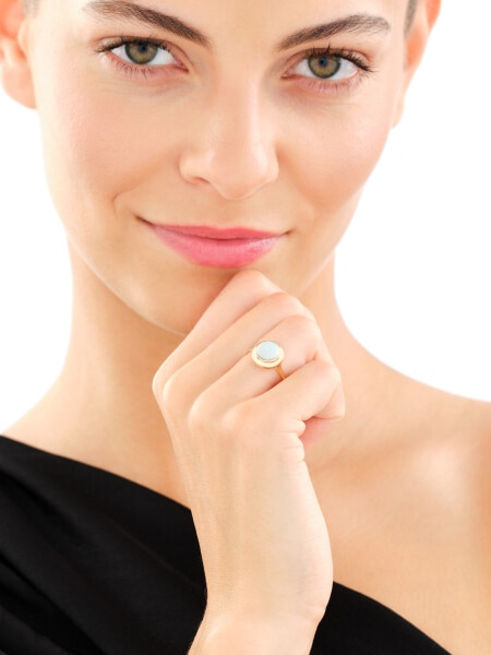 14 K Yellow Gold Navel Piercing with Cubic Zirconia