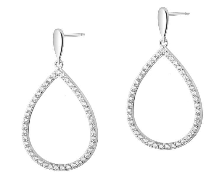 Stříbrné náušnice se zirkony