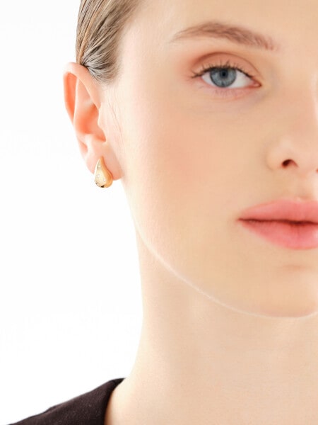 Zlaté náušnice s brilianty - slzy - 0,14 ct - ryzost 585