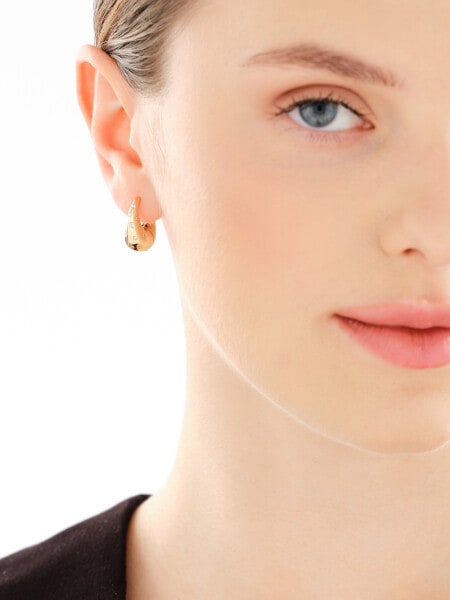 Zlaté náušnice s brilianty - 0,19 ct - ryzost 585