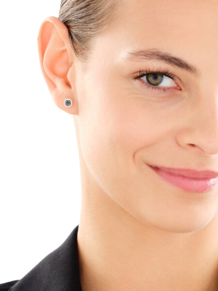 Zlaté náušnice s diamanty - 0,24 ct - ryzost 585